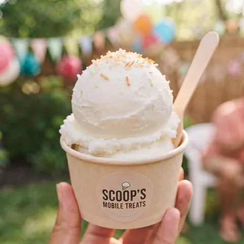 Vegan Coconut Lime scoop